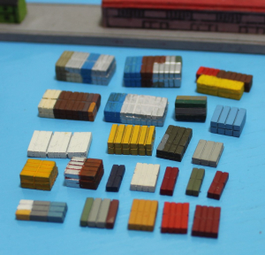 23 farbige Containerblöcke (1 Set) unbekannter Hersteller